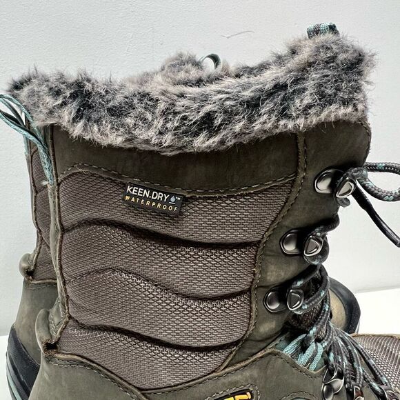 Keen Durand Polar Waterproof Hiking Winter Boots -40 Degrees Womens Size 8 - Picture 3 of 14